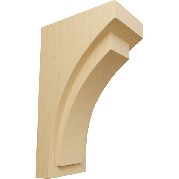 Ekena Millwork 3"W x 4 3/4"D x 8"H Small Felix Wood Corbel, Alder CORW03X04X08FEAL - main